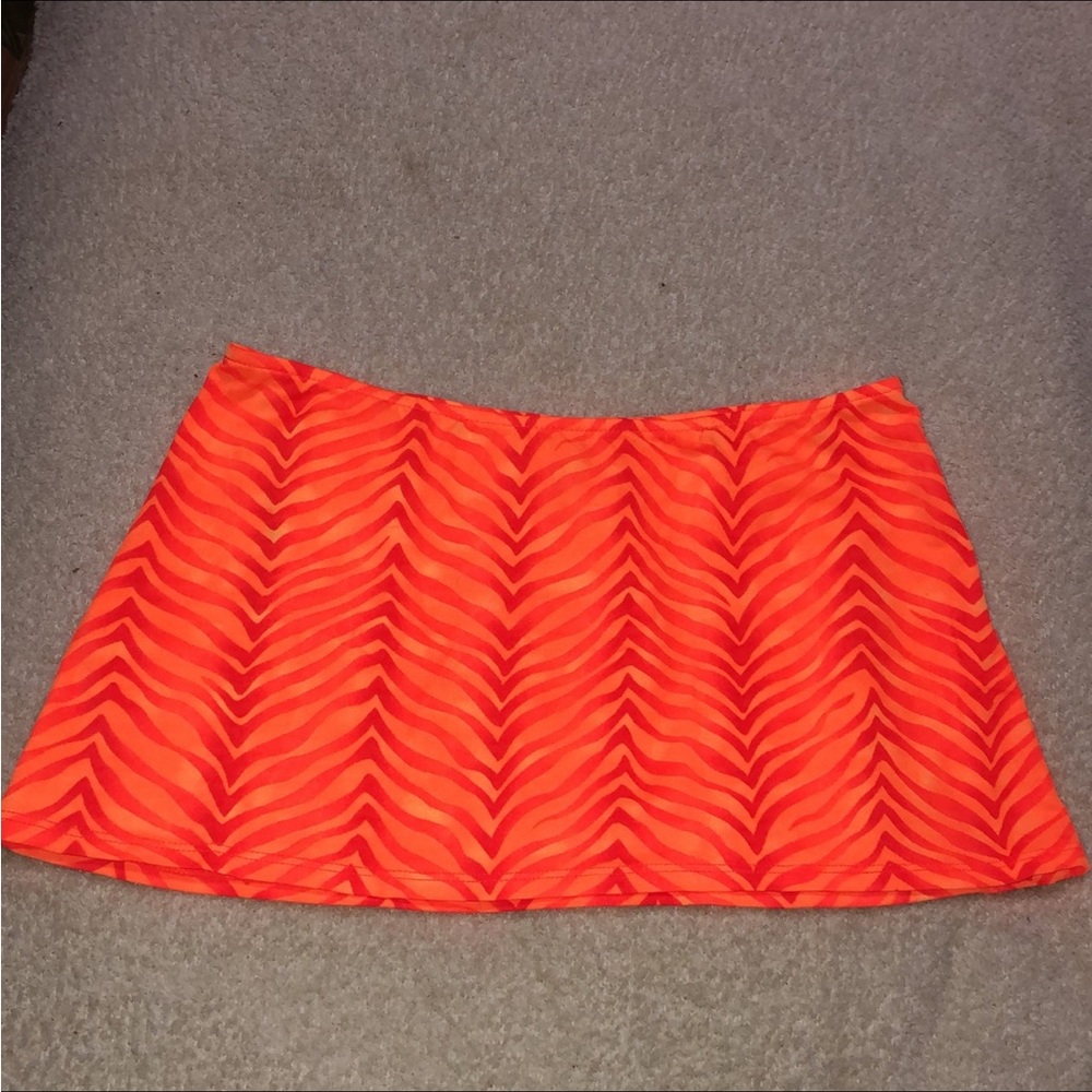 Candie's vibrant swim skirt